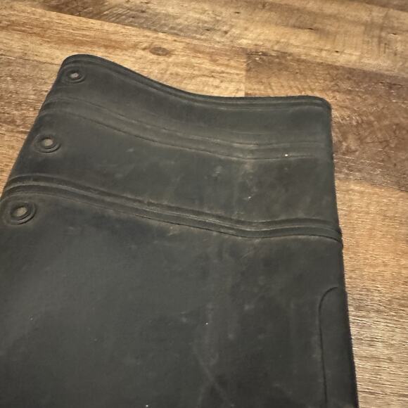 LaCrosse Black Rubber Boots Mens Black Rubber Boots Monarch Made In USA Size 8 - Picture 2 of 8